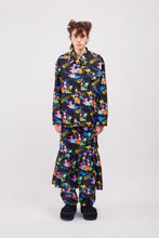 画像をギャラリービューアに読み込む, Cotton Printed Skirt / Alien black

