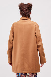 Melton Half Coat / Camel