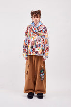 画像をギャラリービューアに読み込む, Pritned Twill Jacket / NY Alien
