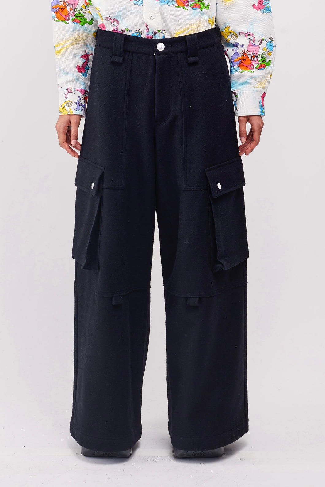 Melton Wide Cargo / Black