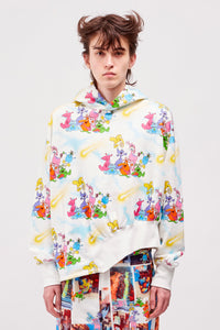 Hooded Sweatshirt / Alien White