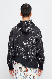 Hooded Sweatshirt / Safety Pin & Star