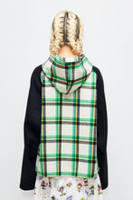 画像をギャラリービューアに読み込む, Melton Hoodie / Plaid Black
