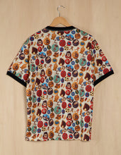 画像をギャラリービューアに読み込む, Ringer T-shirt / Badges
