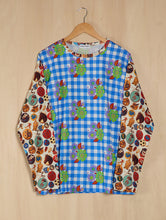 画像をギャラリービューアに読み込む, Long Sleeve T-Shirt / Flower &amp; Badges
