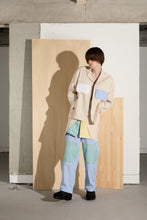 画像をギャラリービューアに読み込む, Bi-color Trousers / Blue &amp; Green

